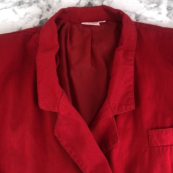 VTG VIntage Red Blazier Lined Sports Coat 4 Button Suit Jacket Pockets - Size M - Picture 5 of 14